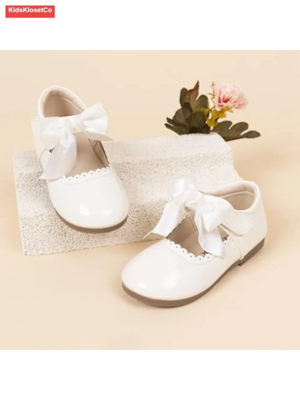 Toddler Girls Mary Jane Dress Shoes Ballet Flats Soft Slip-On Bowknot Princess